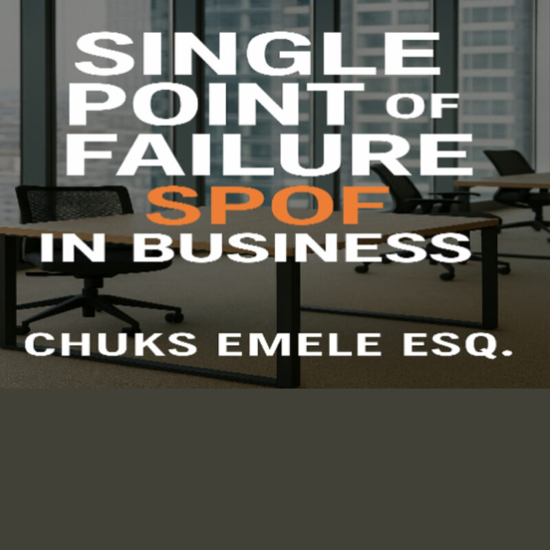 Single Point of Failure (SPOF) in Business