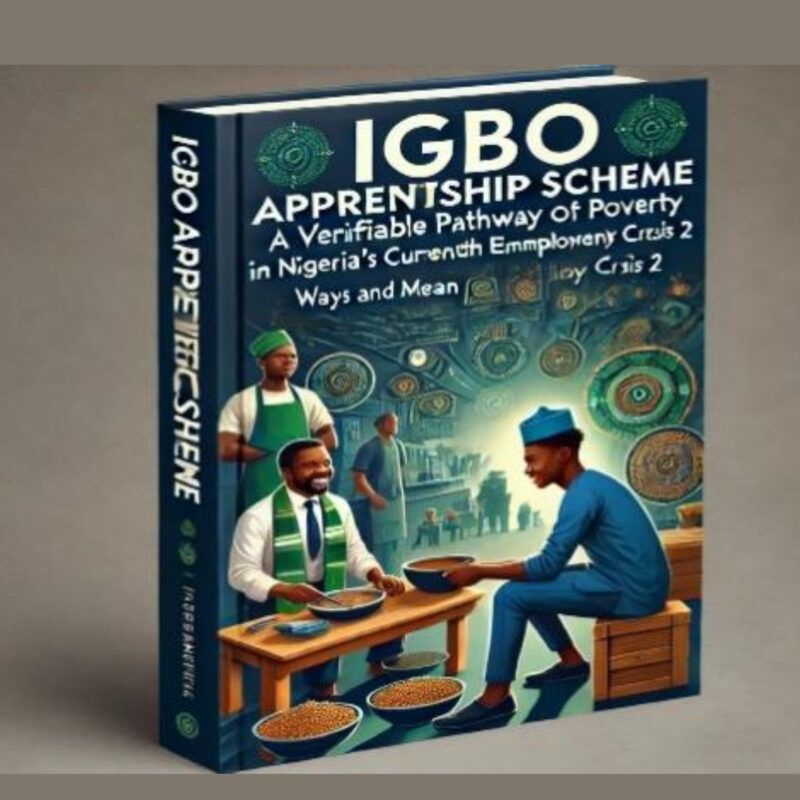 The Igbo Apprenticeship Scheme: A Pathway Out of Poverty and Youth Unemployment in Nigeria